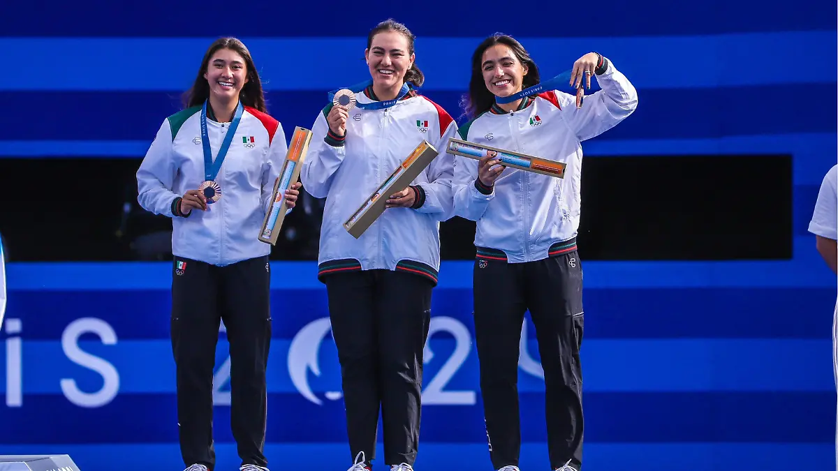 México gana bronce en tiro con arco